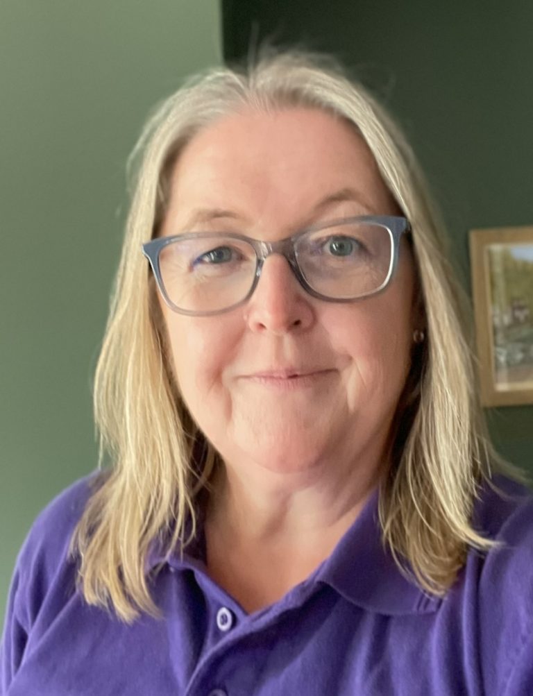 An image of the garden designer in her home
